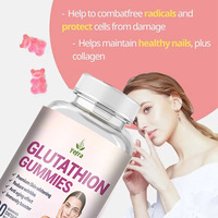Gummies naturels Yefra au L-Glutathion pour éclaircir la peau, gummies beauté pour la peau des adultes, gummies anti-oxydants au collagène