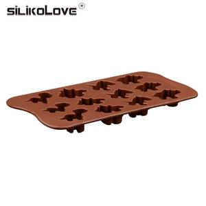 Molde de Silicona para Chocolate con Forma de Dinosaurio de 12 Cavidades, Antiadherente, Libre de BPA, Platino LFGB, de la Fábrica MUYULINS - Product Image 3
