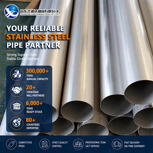 Tube en acier inoxydable 316L 316Ti poli, laminé à froid, rainuré, biseauté, 88,9 mm x 8,0 mm pour l'architecture - Product Image 1