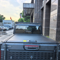 Cache-benne manuel rétractable étanche en aluminium TK-07-1 à fermeture à enroulement pour pick-up Gladiator – Vente directe usine