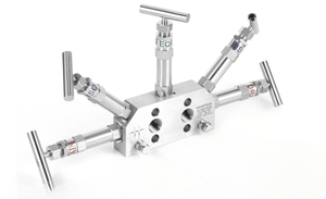 Valvola Idraulica a 3 Vie ad Alta Pressione, Blocco Valvole Industriale in Acciaio Inox 1/2 NPT 6000psi, Ottimo Prezzo - Product Image 6