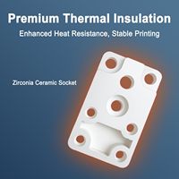 ThxPrint Kit Perakitan Pemanas Hotend Keramik Zirkonia yang Ditingkatkan, Kompatibel dengan Printer 3D Bambu Lab A1/A1 Mini