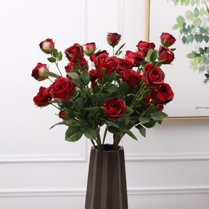 Roses artificielles 72 cm en soie, haute simulation, pour décoration de mariage, décoration intérieure, accessoires de photographie - Product Image 1
