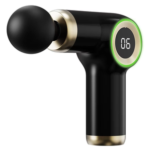 Pistola de Masaje Fascial Inalámbrica Profesional con Pantalla Digital, 4 Cabezales de Masaje, Batería de Larga Duración de 1200 mAh, Masajeador para Relajación Muscular - Product Image 1