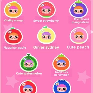 Pré-vente <span class=keywords><strong>DOULUO</strong></span> Série Fruits Amusants Boîte Mystère en Peluche Jouet Tendance Cadeau Personnages Animaux Congelés Échelle 1/12 12+ ans Unisexe - Product Image 2
