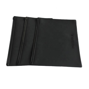 <span class=keywords><strong>Borse</strong></span> con Cerniera in Silicone Eva Personalizzate, Confezioni per Abbigliamento, Sacchetti Opachi Neri con Logo Metallico Lucido - Product Image 3