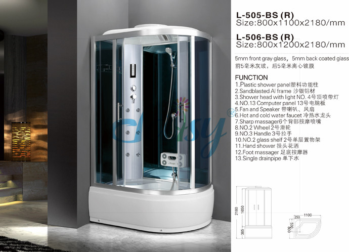 Гимнастическая сауна и паровые душевые кабины комбинированное хозяйственное основание для душевой кабины