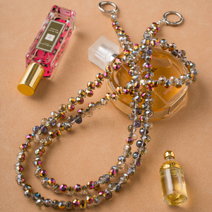 Trendy Handy-Kette mit Anhänger 32cm Länge Modell XY-213 Niedliche Perlen & Perlen Leder iPhone Phone Lanyard - Product Image 5