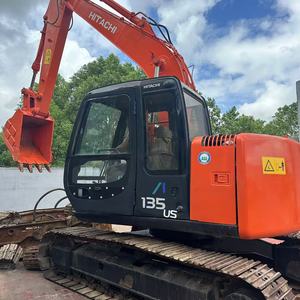 Used HITACHI ZX135US <b>Excavator</b> 13.5 Ton Hydraulic Crawler <b>Excavator</b> Construction <b>Machinery</b> - Product Image 1