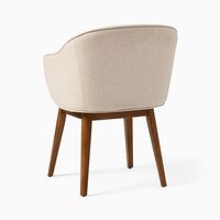 Chaise de restaurant commerciale moderne de luxe, rembourrée en tissu, fauteuil de salle à manger en bois pour banquet, fabricant de meubles de café