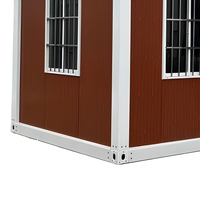Maison préfabriquée modulaire en conteneur, structure en acier, abri événementiel portable, cabine d'exposition personnalisée pour bureau