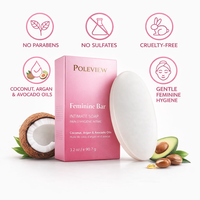 Savon nettoyant pour la zone intime, aux ingrédients propres et doux, formule à pH équilibré, huiles essentielles