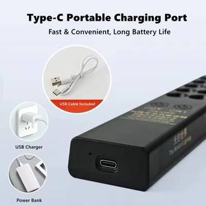 Varita <span class=keywords><strong>de</strong></span> Luz LED 2 en 1 Portátil con Temperatura <span class=keywords><strong>de</strong></span> Color Ajustable, Recargable, 98 CRI, Medidor <span class=keywords><strong>de</strong></span> Comparación para Fotografía, Diseño <span class=keywords><strong>de</strong></span> Iluminación <span class=keywords><strong>de</strong></span> Video - Product Image 4