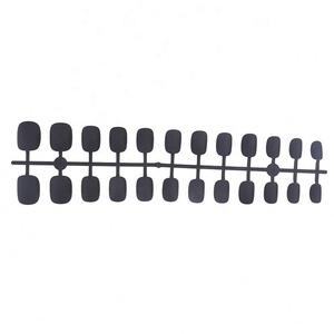 <span class=keywords><strong>Faux</strong></span> ongles carrés colorés, noirs, à pression, pour ongles carrés, colorés, grand prix, couverture complète mate, 24 pièces - Product Image 3