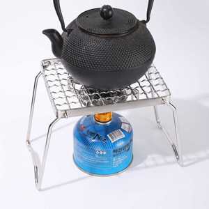 Support de rangement pliable en acier inoxydable 304 pour barbecue extérieur, mini-réchaud, foyer et grill – Modèle 08927 (vente en gros) - Product Image 2
