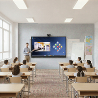 Fabrieks Prijs Smart Interactief 55-Inch 4K LCD Bord Elektronisch Whiteboard 20/40 Touch Points Meertalige Software Ondersteuning