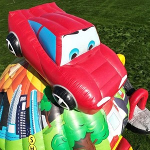 Castillo Inflable con Tobogán de Autos de Carreras, Castillo de Brinco con Temática de Películas de Autos para Eventos al Aire Libre - Product Image 2
