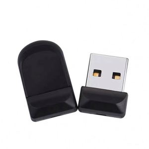 แฟลชไดรฟ์ USB Ultra Slim 2.0 ขนาดเล็กพิเศษ วัสดุพลาสติก สีเงิน ได้รับการรับรองมาตรฐาน RoHS ความจุหลากหลาย พกพาสะดวก - Product Image 1
