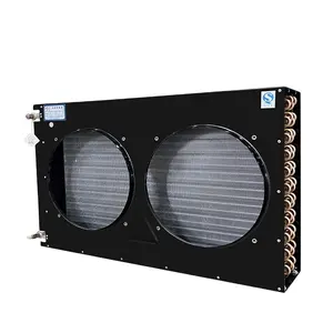 Disesuaikan tipe H tabung tembaga bersirip koil pendingin udara Evaporator kondensor efisien tinggi untuk ruang dingin