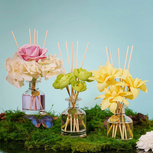 Diffuseur <span class=keywords><strong>de</strong></span> parfum d'intérieur à bâtonnets, longue durée, aux huiles essentielles, sans flamme, pour chambre à coucher, coffret cadeau <span class=keywords><strong>de</strong></span> niche - Product Image 1