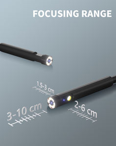 8Mm Auto Inspectie Borescope Drievoudige Lens Dual Display Semi-Stijve Kabel 2M Met 5 Inch Scherm Draagbare Endoscoop - Product Image 6