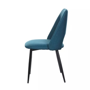 <span class=keywords><strong>Chaises</strong></span> de <span class=keywords><strong>salle</strong></span> à <span class=keywords><strong>manger</strong></span> en tissu rembourré de haute qualité de style nordique bon marché 2026 en vente - Product Image 4