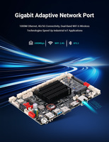 无风扇边缘计算网关获得10个IoT Linux 8Gb 16Gb DDR4X 128Gb Emmc双Gbe Rk3576主板的青睐