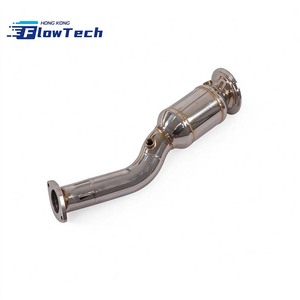 ท่อลง FlowTech T304 สแตนเลสสตีลแบบไหลสูง พร้อมผิวขัดเงา สำหรับ Lexus IS300 2.0T – 200 เซลล์ - ติดตั้งแบบยึดโดยตรง - Product Image 2