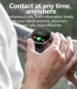 OEM Logo K67 GPS montre intelligente pour hommes 466*466 AMOLED boussole lampe de poche LED BT Appel Sommeil Tracker Email Calendrier Sport Poignet - Product Image 4