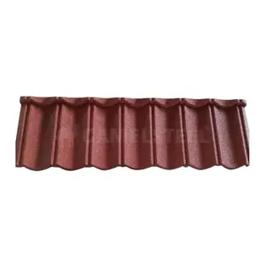 Weather resistance nature color sand stone coated metal roof tiles