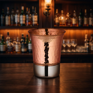Premium Quality Pure Copper Tumbler Glass <b>Cup</b> 300ml <b>Lid</b> Floral Pattern Eco-friendly <b>Reusable</b> Dishwasher Microwave Safe for - Product Image 3