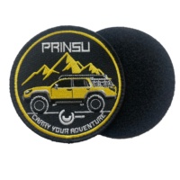 Patchs thermocollants de luxe personnalisés brodés en 3D pour moto avec Velcro pour souvenir de club
