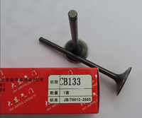 Soupape d'admission et d'échappement Vosa pour moto, pièces moteur CB133, compatible avec Honda CBF133