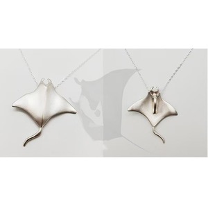 Fabrik-Großhandel 925 Silber Seeanhänger für Damen, luxuriöses Design für Amerika, Mantarochen-Anhänger - Product Image 2
