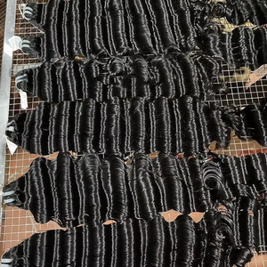 Hot Selling Burmese Virgin Cuticle Aligned Cambodian Natural Black Kinky Curly Hair Raw Burmese Curly Human Hair Bundles - Product Image 5