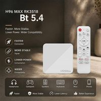 Boîtier TV Android RK3518 14 2 Go 16 Go WiFi 6 4K Lecteur Multimédia Intelligent avec Télécommande Vocale pour Vente en Gros Mondiale