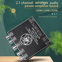 XY-S350H TPA3251 2.1 Canaux Amplificateur de Puissance Numérique BT 5.1 Audio Power Board Amplificateur 220W * 2 + 350W D2 Amplificateur de Puissance