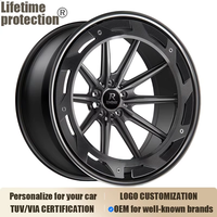 Velg Forged Alloy 2 Piece MV SL-100 AERO+ Ukuran 17-21 Inch 5x114.3 5x112 untuk Lexus IS500 Porsche 997 GT3 BMW E92 M3 Audi B8 S5