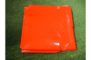 Hoja de PVC LISKI "SHOT 1" para tiro de precisión 5 portería lateral-con bandas elásticas (tamaño 3x2) naranja - Product Image 3