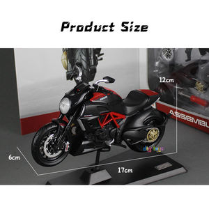 Modèle de moto en métal alliage Maisto 1/12, moto populaire en métal moulé sous pression, version assemblée, course de moto, modèle de moto en métal - Product Image 3