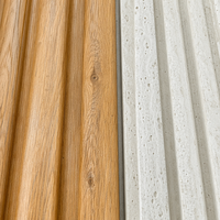Panneaux muraux en WPC à grain de bois durables et résistants à l'humidité pour la décoration intérieure en gros, adaptés aux hôtels et aux magasins