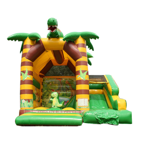 <span class=keywords><strong>Château</strong></span> gonflable pour enfants en plein air avec toboggan en forme <span class=keywords><strong>de</strong></span> palmier 4,5 m x 4 m x 3,5 m Âges 6-12 Capacité 3-4 enfants - Product Image 2