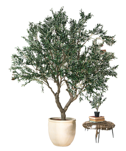 T-423 arbre artificiel détachable d'<span class=keywords><strong>olivier</strong></span> artificiel de style européen pour le modèle d'exportation de plante en pot de plante de plancher à la maison - Product Image 3