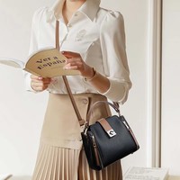 Sac seau tendance en PU pour femme, grande capacité, style décontracté, à porter à l'épaule ou en bandoulière, idéal pour le quotidien