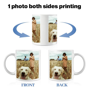 Taza Personalizada <span class=keywords><strong>con</strong></span> <span class=keywords><strong>Foto</strong></span> <span class=keywords><strong>y</strong></span> <span class=keywords><strong>Texto</strong></span>, Taza de Cerámica Única <span class=keywords><strong>y</strong></span> Personalizada para Regalos de Cumpleaños para Mamá, Parejas, Familia, 11 oz - Product Image 4