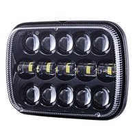 Phare led 5x7 pouces pour Toyota Supra 1986-1993 MR2 1985-1995 accessoires système d'éclairage led 12v noir/chrome