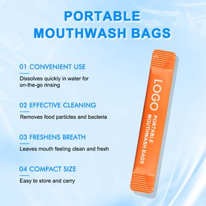 Bain <span class=keywords><strong>de</strong></span> bouche mentholé format voyage 10 ml – <span class=keywords><strong>Liquide</strong></span> portable, fraîcheur antibactérienne au <span class=keywords><strong>bicarbonate</strong></span> <span class=keywords><strong>de</strong></span> <span class=keywords><strong>sodium</strong></span> pour soins bucco-dentaires efficaces contre les gencives enflées et douloureuses - Product Image 2