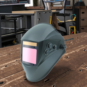 <span class=keywords><strong>Casque</strong></span> de soudage à assombrissement automatique ajusté par un bouton externe <span class=keywords><strong>Casque</strong></span> de protection par soudage laser - Product Image 4