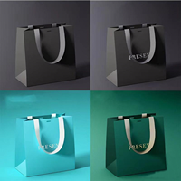 Sacs en papier de luxe personnalisés à bas prix, imprimés en usine, pour emballages cadeaux, avec votre propre logo