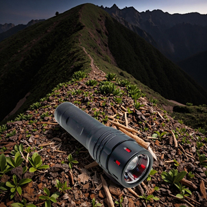 Mạnh mẽ 3W sáng Led zoom đèn pin Torch 3 <span class=keywords><strong>AAA</strong></span> pin khô nhôm không thấm nước cơ thể đèn hầu hết tập trung ngoài trời đèn pin - Product Image 6